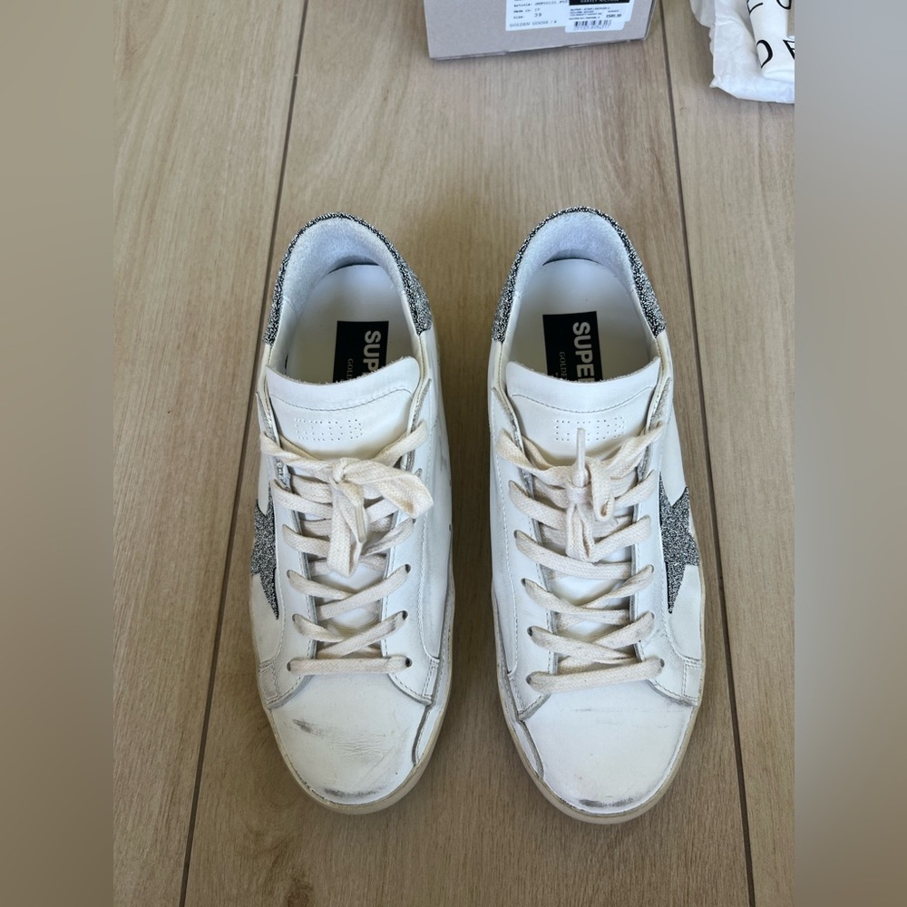 Golden Goose Crystal Star and heel Superstars - Picture 2 of 6